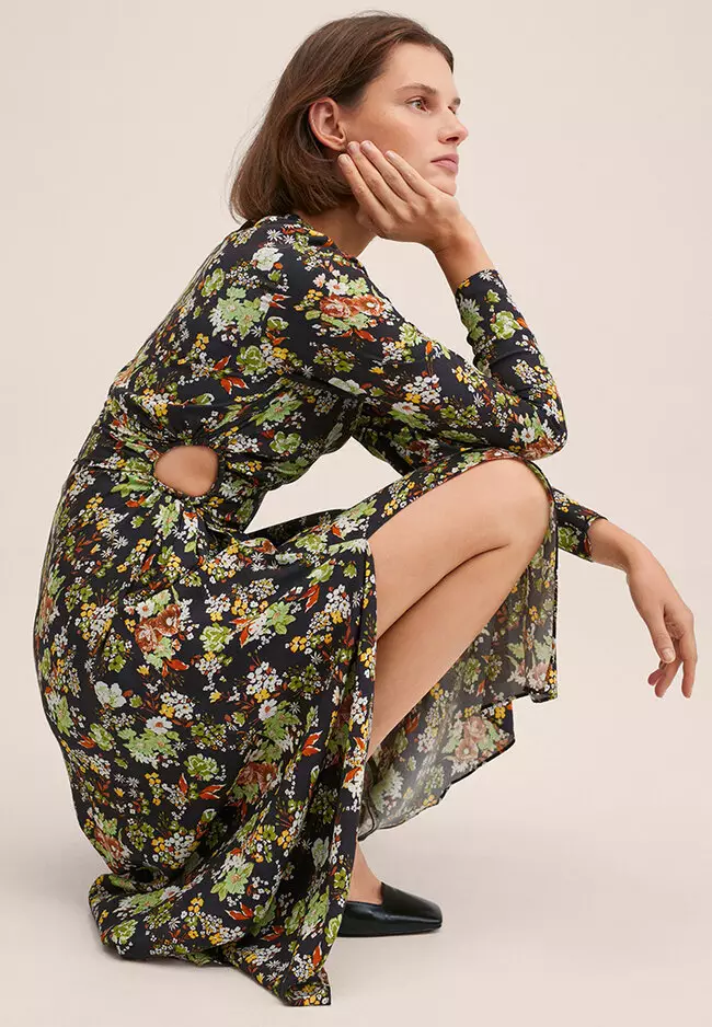 Buy Mango CutOut Ruched Dress 2024 Online ZALORA Philippines