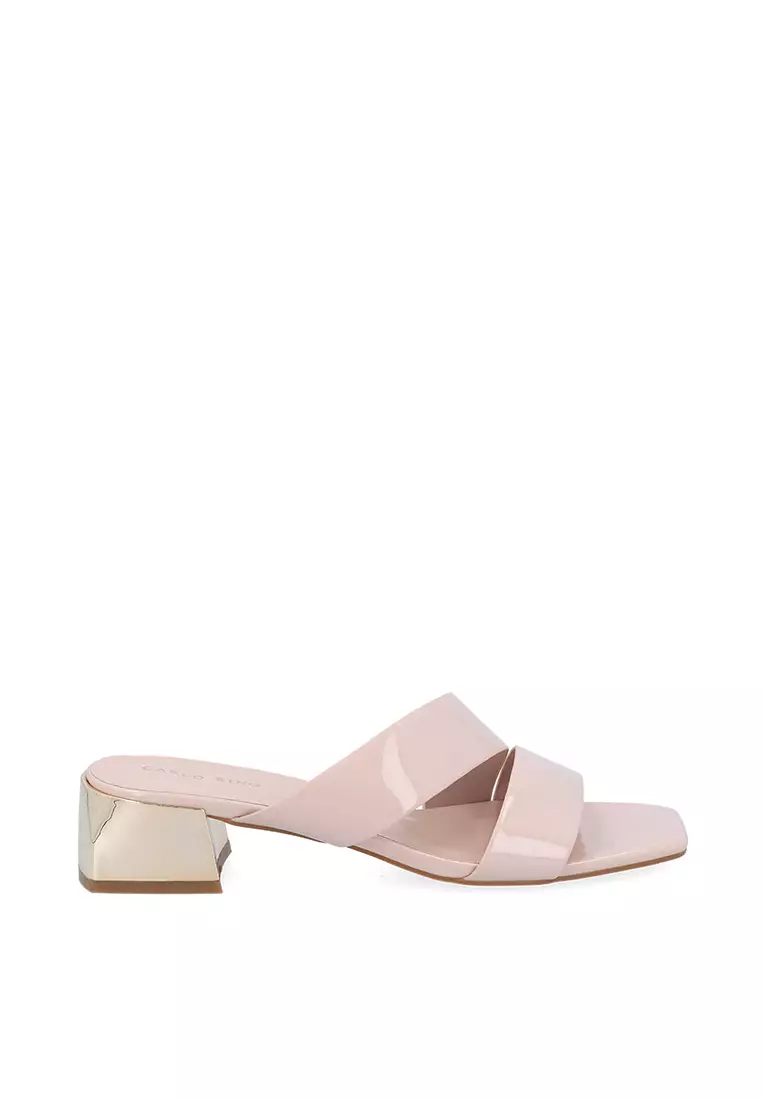 Discount on Carlo Rino  shoes - SKU: Nude Harper Heeled Sandals
