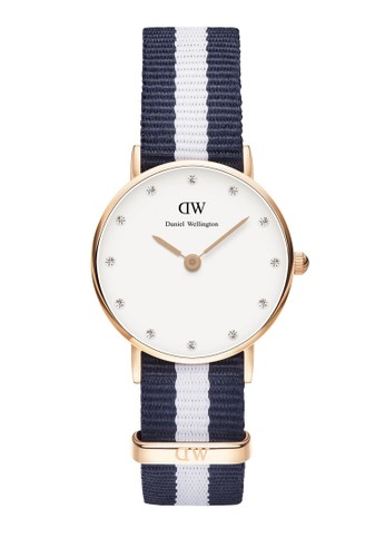Classy Glasgow 26mm 鑲鑽手錶, 錶類,esprit 鞋 飾品配件