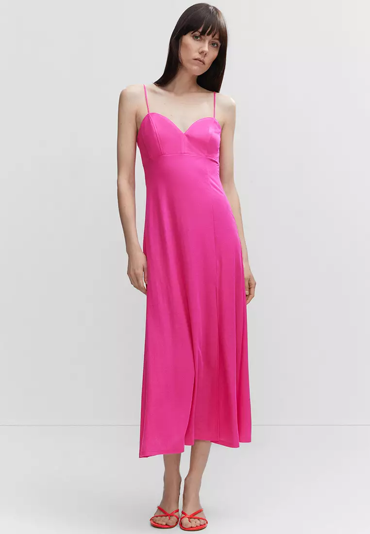 Buy Mango Side-Slit Dress 2023 Online | ZALORA Philippines