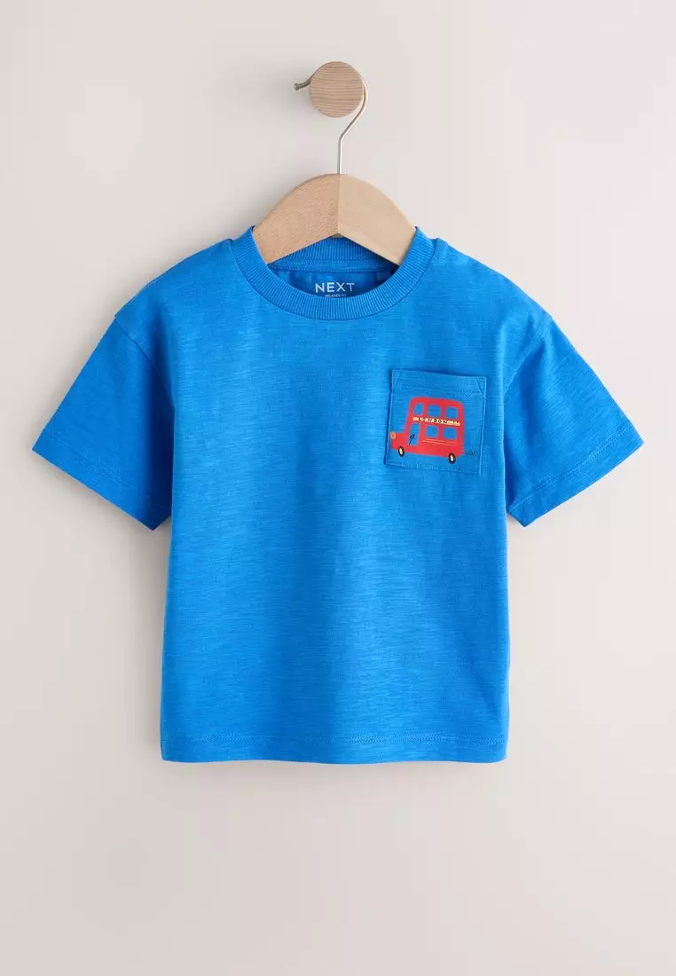Short Sleeve All Over Graphic Print T-Shirts 3 Pack