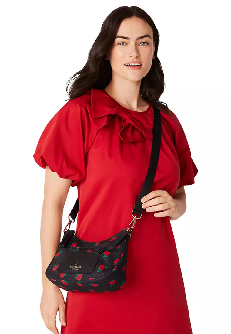 Chelsea Rose Toss Printed Crossbody KE437