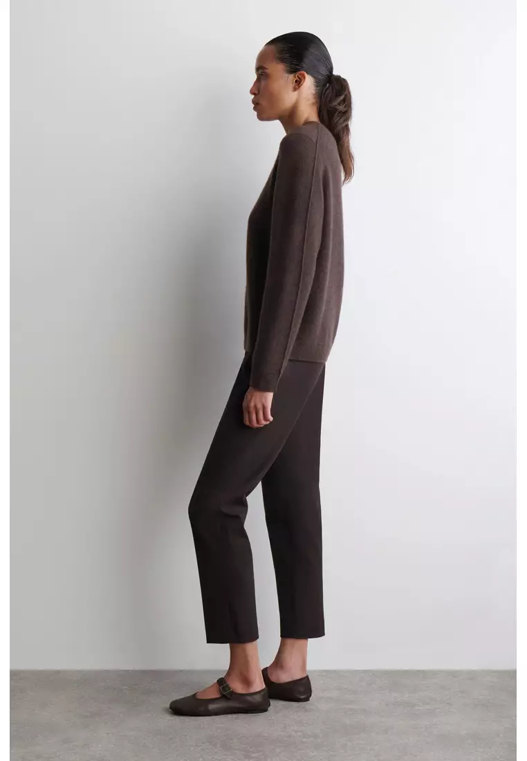 CASHMERE CREW-NECK JUMPER
