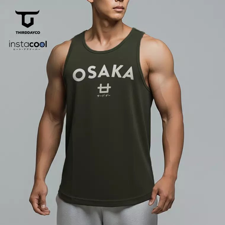 THIRDDAY Kutung Pria Casual SVN Osaka  Logo Army MTY50