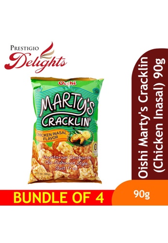 Prestigio Delights Oishi Marty's Cracklin (Chicken Inasal) 90g Bundle Of 4 DA95AESEA95EAFGS_1
