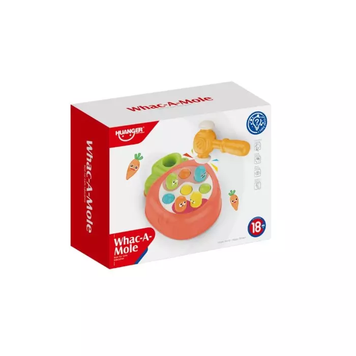 Huanger Cute Whac-a-Mole - Mainan Binatang Aktivitas Ketuk Anak Bayi