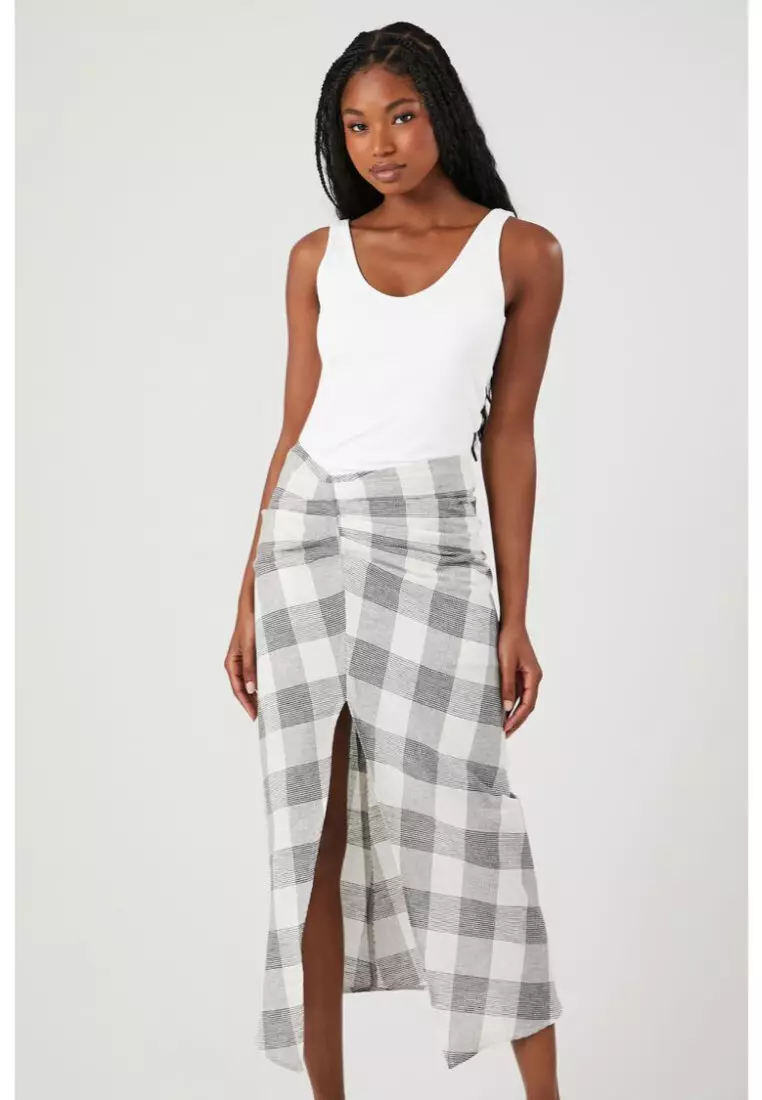 Buy FOREVER 21 Plaid A Line Maxi Skirt 2024 Online ZALORA