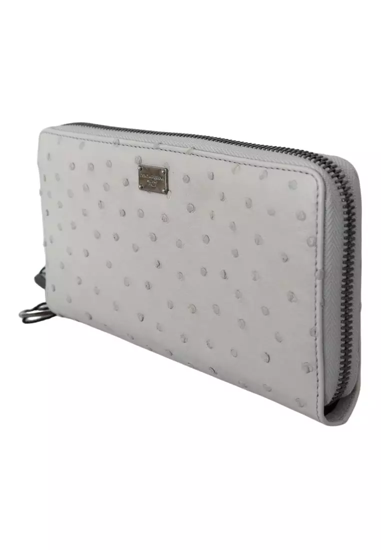 Buy Dolce & Gabbana Dolce & Gabbana Ostrich Leather Continental Mens