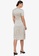 ZALORA WORK multi Side Split Button Dress With Belt F4C9FAAC8F0623GS_2