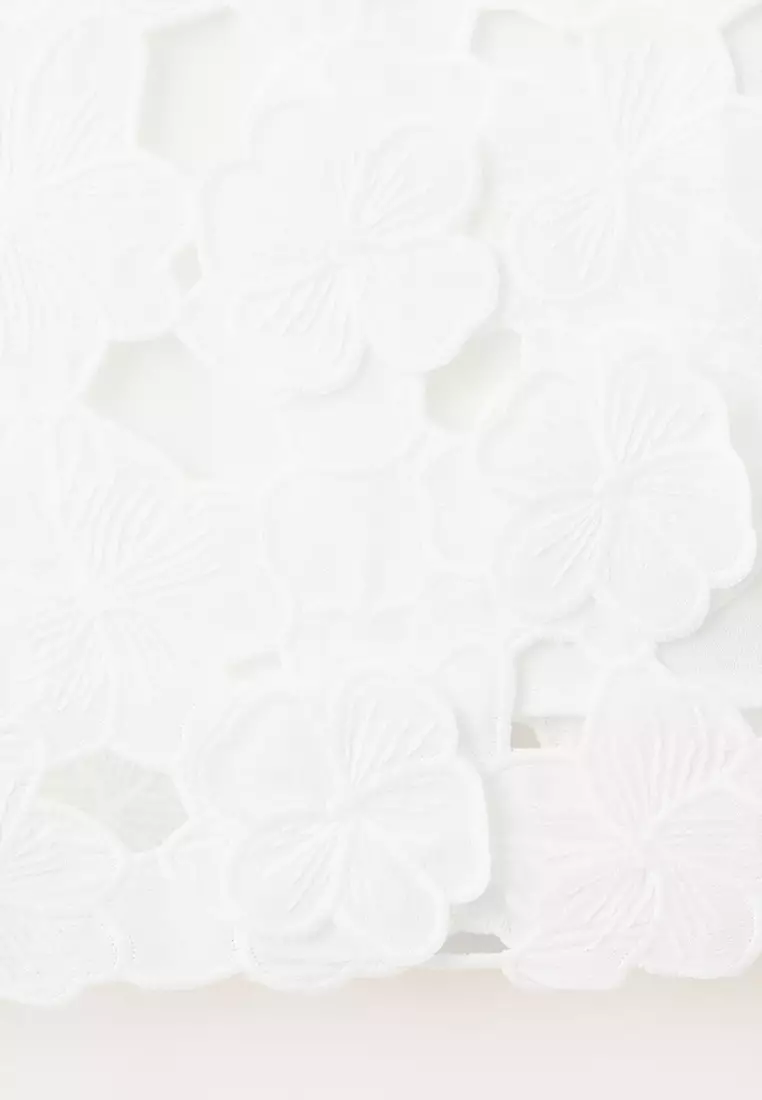Embroidered Broderie Anglaise Top