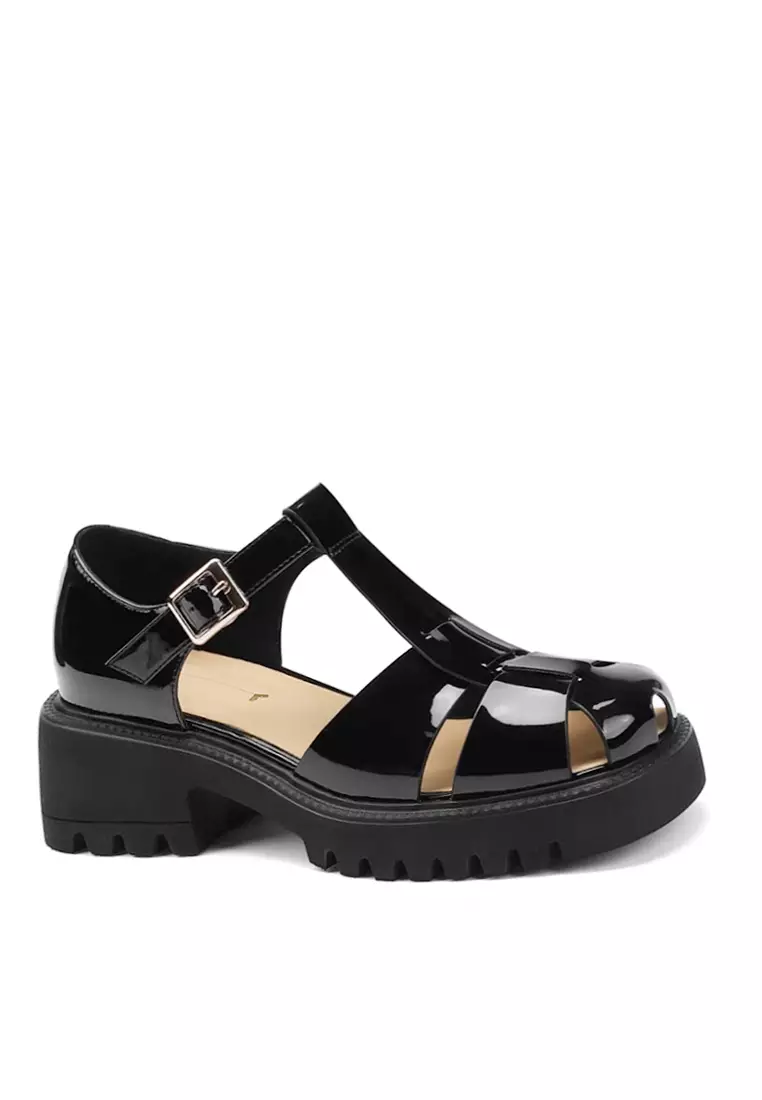 Discount on Twenty Eight Shoes  shoes - SKU: VANSA Trendy Woven Cutout Platform Sandals VSW-S8540