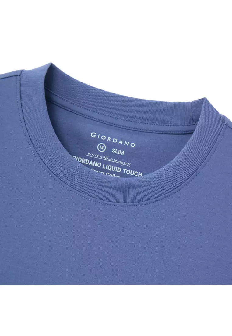 Men's Liquid Touch Short Sleeve Slim Embroidery Tee 01025802