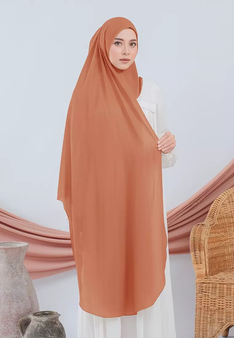 HIJAB INSTAN SABIYA - DUSTY BRICK