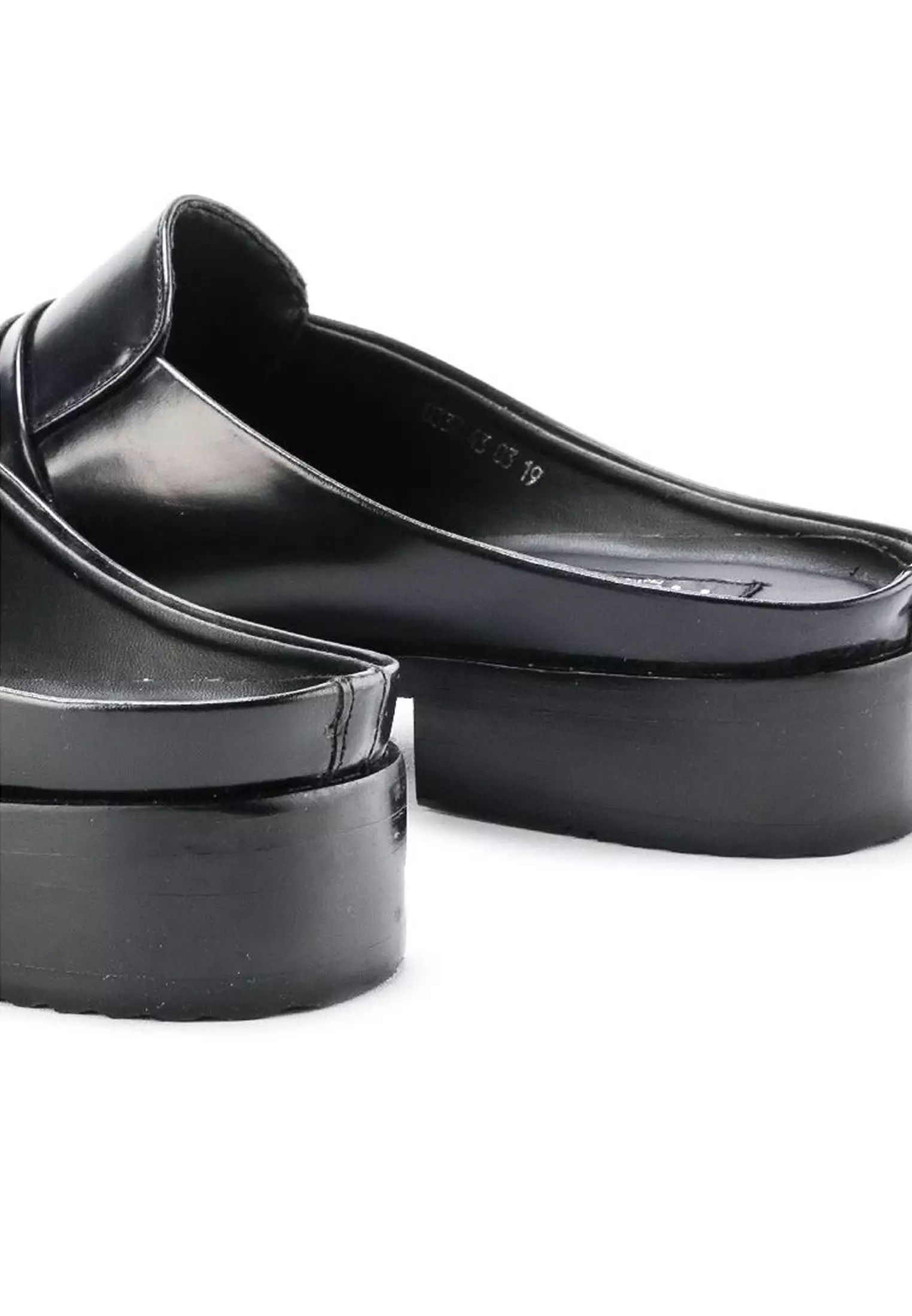 Galileo Sepatu Mules Pantofel Formal Pria Kulit Asli