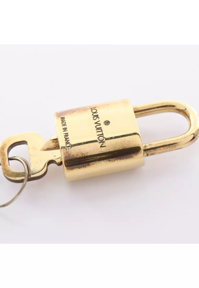 Louis Vuitton padlock and key set 3pcs