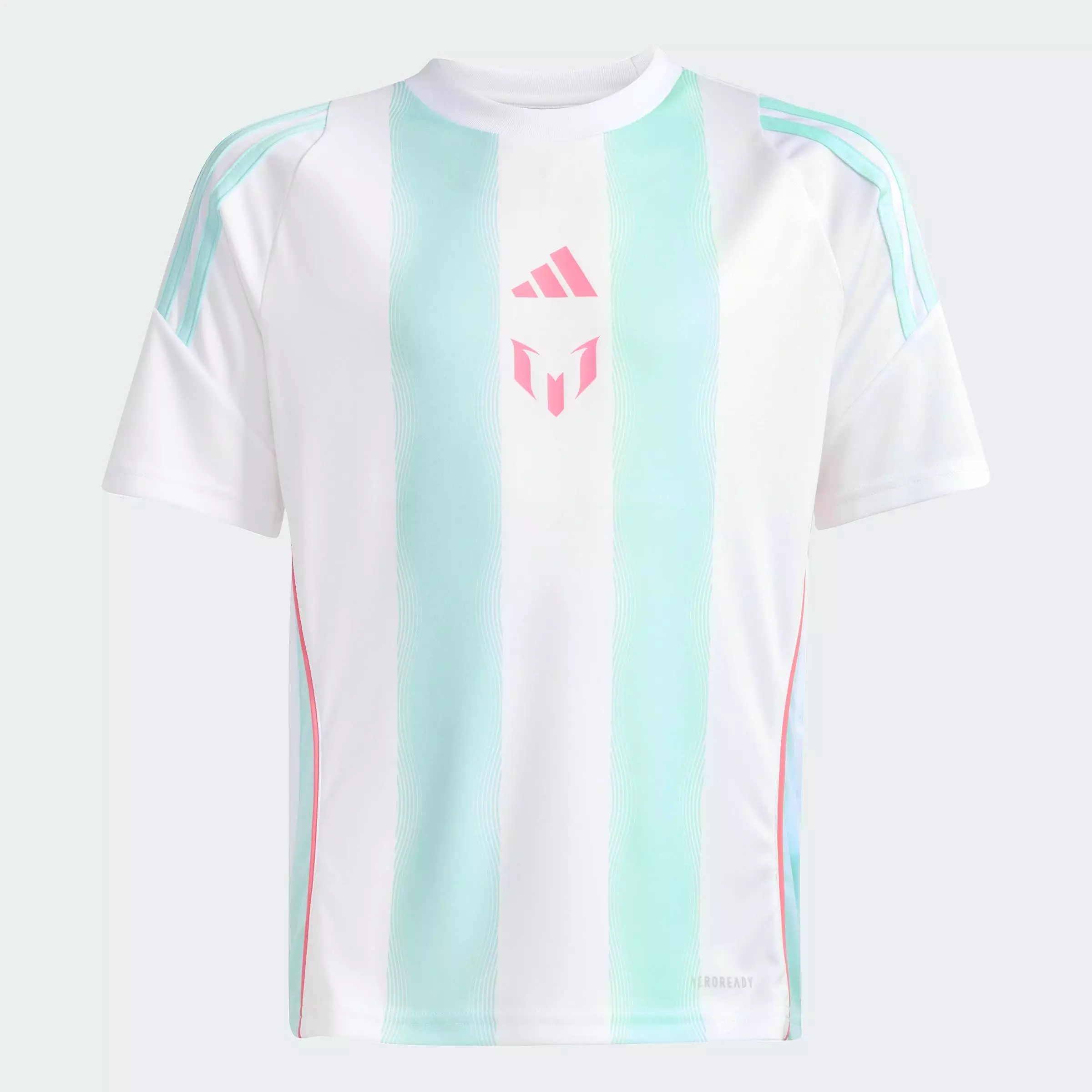 Football Messi Training Jersey Kids Unisex White KD6405