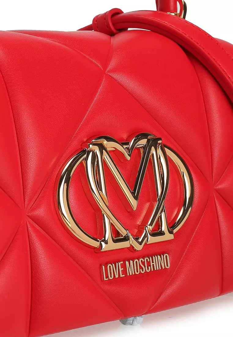 Embossed Quilted Top-Handle Bag (nt)