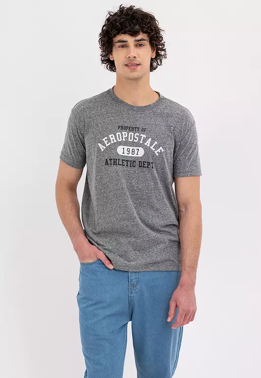Men's Aeropostale Black 1987 Tee