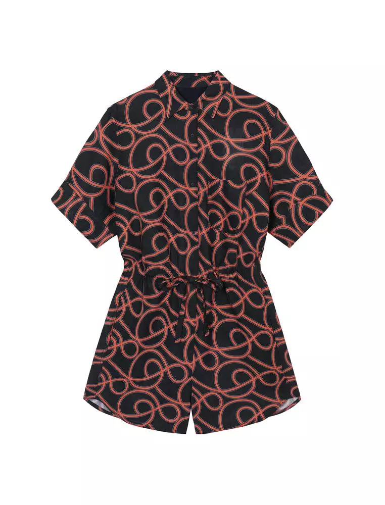 JNBY Women's Music Note Print Jumpsuit