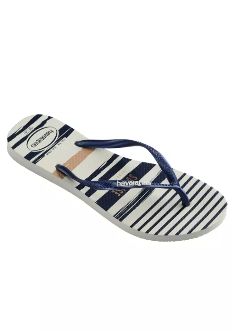 Havaianas striped flip online flops