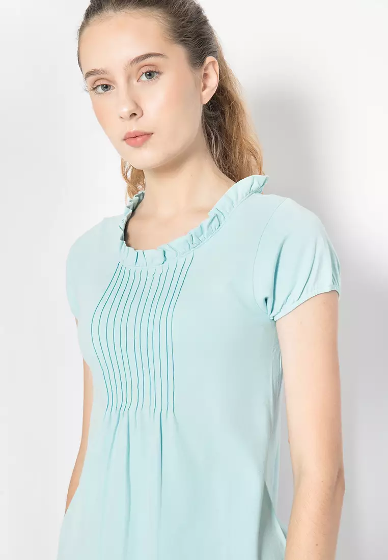 Jual LGS LGS - Ladies Dress- Blouse - Biru Muda - LLTS.552.LG108.017.7C ...