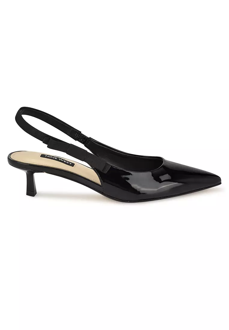 Discount on Nine West  shoes - SKU: Viki3 Pointy Toe Slingback Black