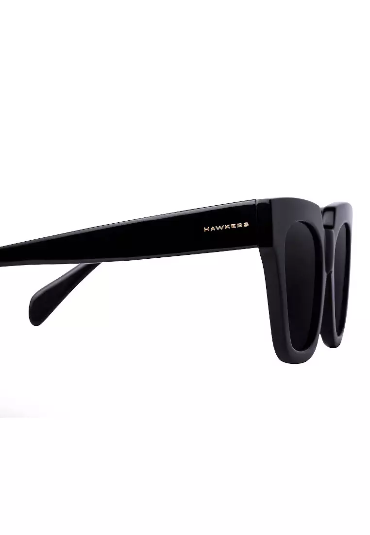 HAWKERS Diamond Black Dark ROW X Sunglasses for Women, Female. Official Product Designed in Spain