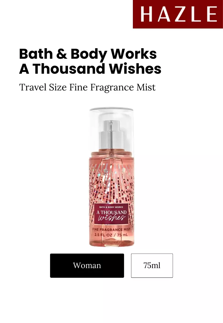 Bath & Body Works A Thousand Wishes Travel Size Fragrance Mist Woman 75 ml