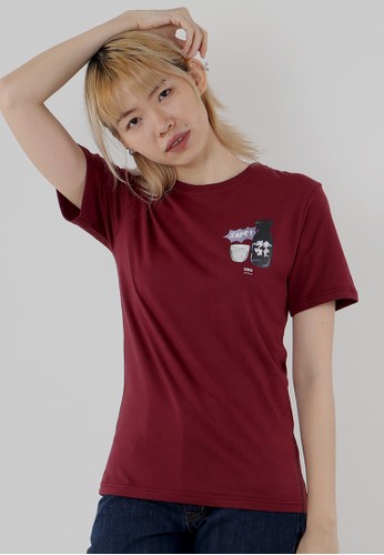 Jual Edwin Jeans Edwin Unisex 3 0 Limited Edition T Shirt Sake Maroon Lengan Pendek Ladies Original Zalora Indonesia