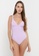 Billabong purple Tanlines Plunge Lowrider One Piece Swimsuit F7A14US2056482GS_1