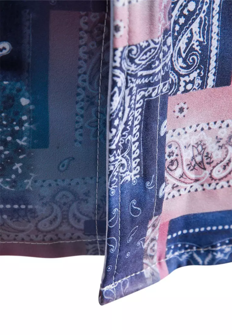 Printed Short-Sleeved Shirt YL-C221