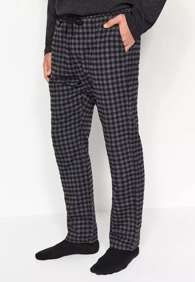 Plaid Pajama Bottoms