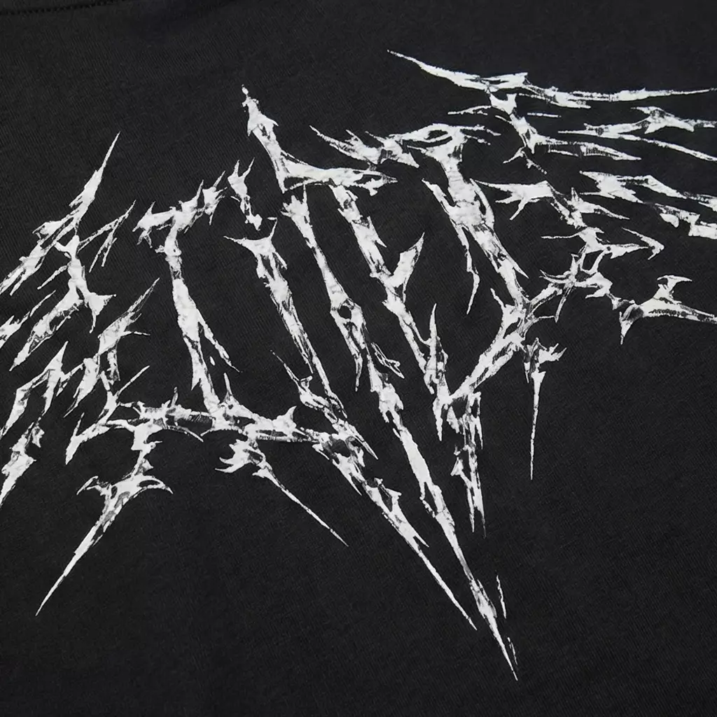 THIRDDAY Kaos Oversize Gym Kalcer Cotton Hybrid 240gsm "lift metal" hitam MTZ05