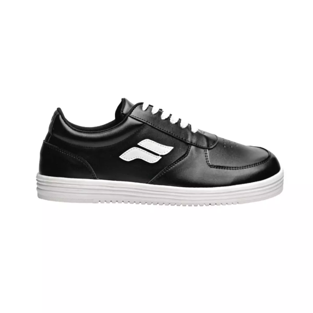 Wave Black White Men Sneaker Shoes