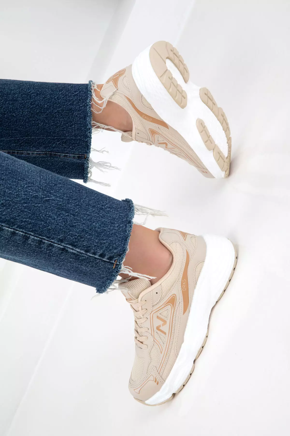 Beige-Tan Women's Sneaker 20762