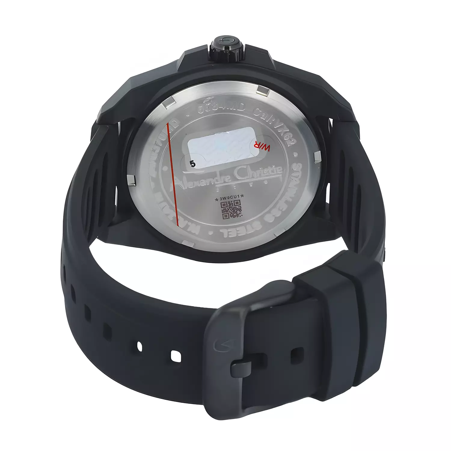 Jam Tangan Analog Pria - Black Yellow - Rubber Strap - 6684 MDRIPGNYL 