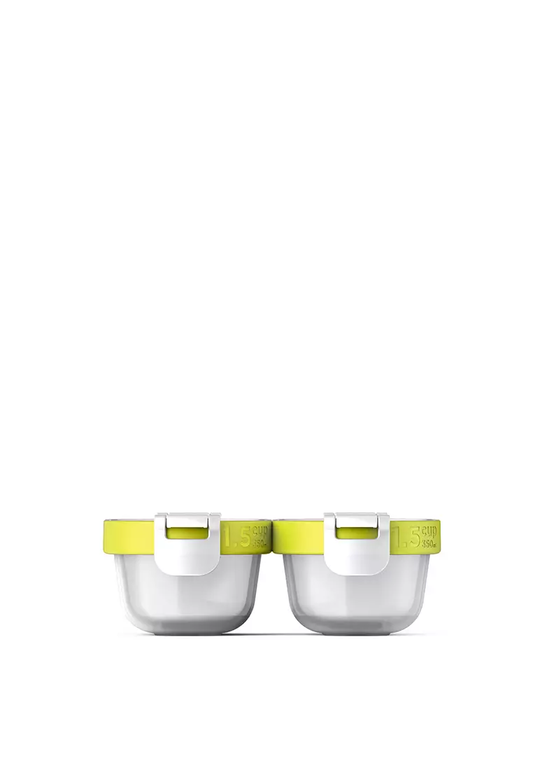 Zoku 4pc Neat Snack Set  Tempat Bekal, Tempat Makanan Sisa, Tempat Makanan Instant