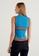 United Colors of Benetton blue Sleeveless turtleneck with stripes 97654AAA3FD018GS_3
