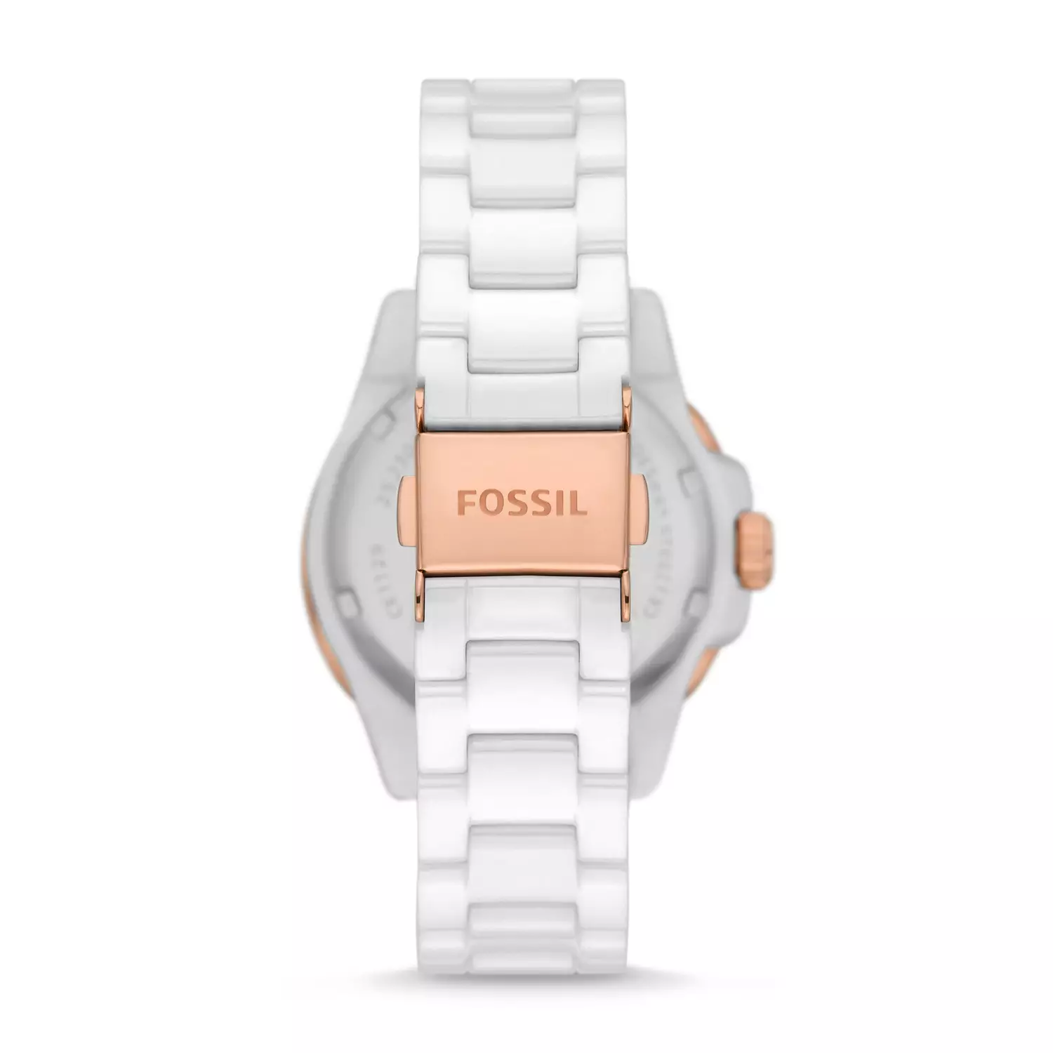 Jual Fossil Fossil FB-01 Three-Hand White Ceramic Jam Wanita