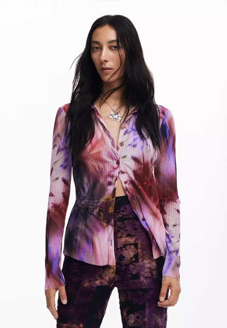 Desigual Woman Tie-dye print shirt.
