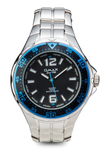 OMAX DBA653S 圓框鍊錶, 錶類, 不銹鋼esprit 請人錶帶