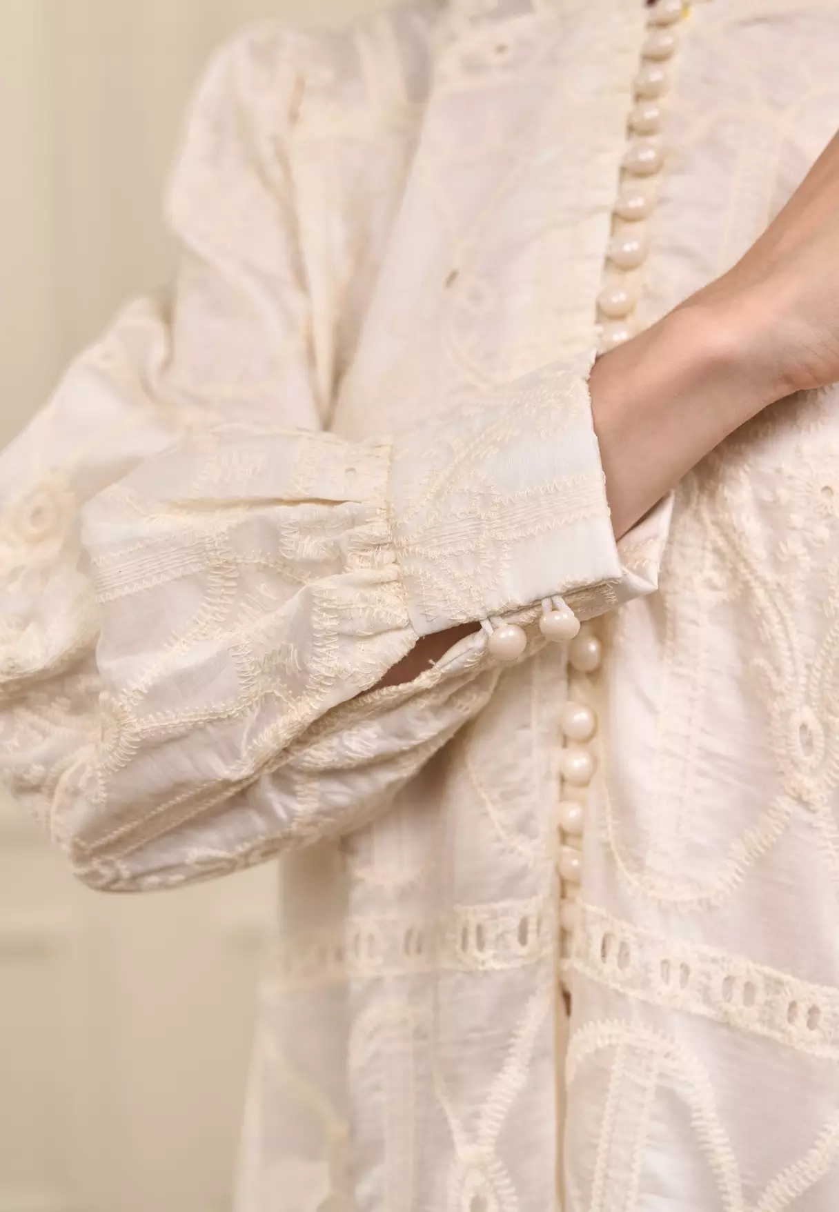 Saffiya Dress - Ivory