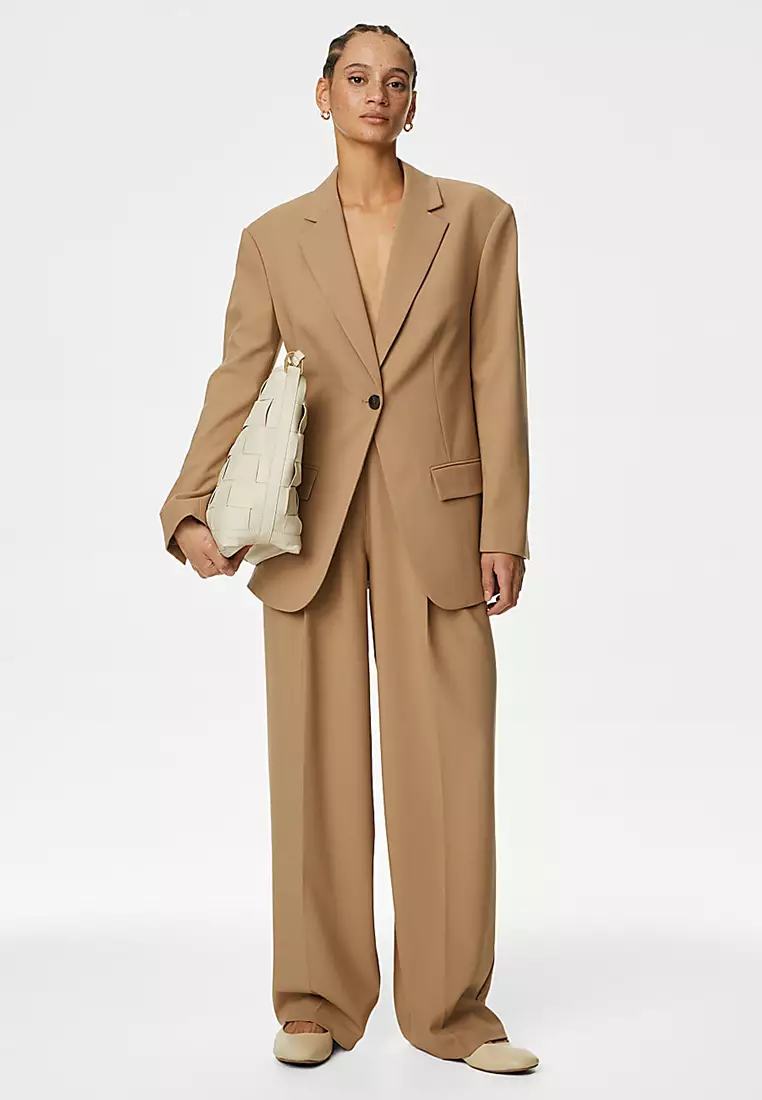 Relaxed Single Breasted Blazer