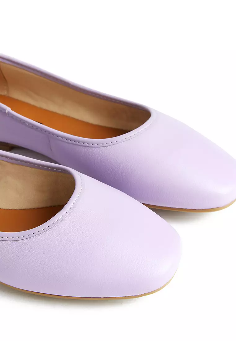 Leather Ballet Pumps