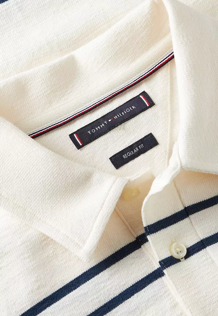 反面毛圈Polo恤 - TH Mainline