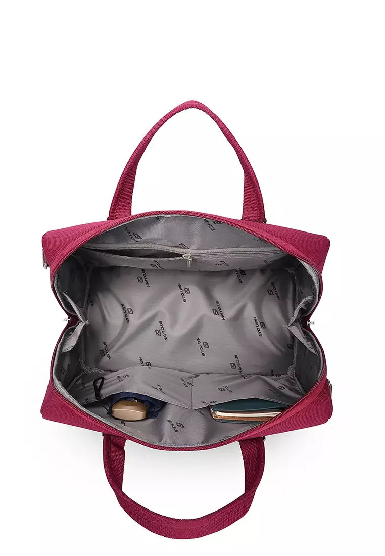 Navy Club Tas Travel Bag Tas Pakaian Tas Jinjing BJHD - Tas Tangan Tas Wanita - Size 18 Inch