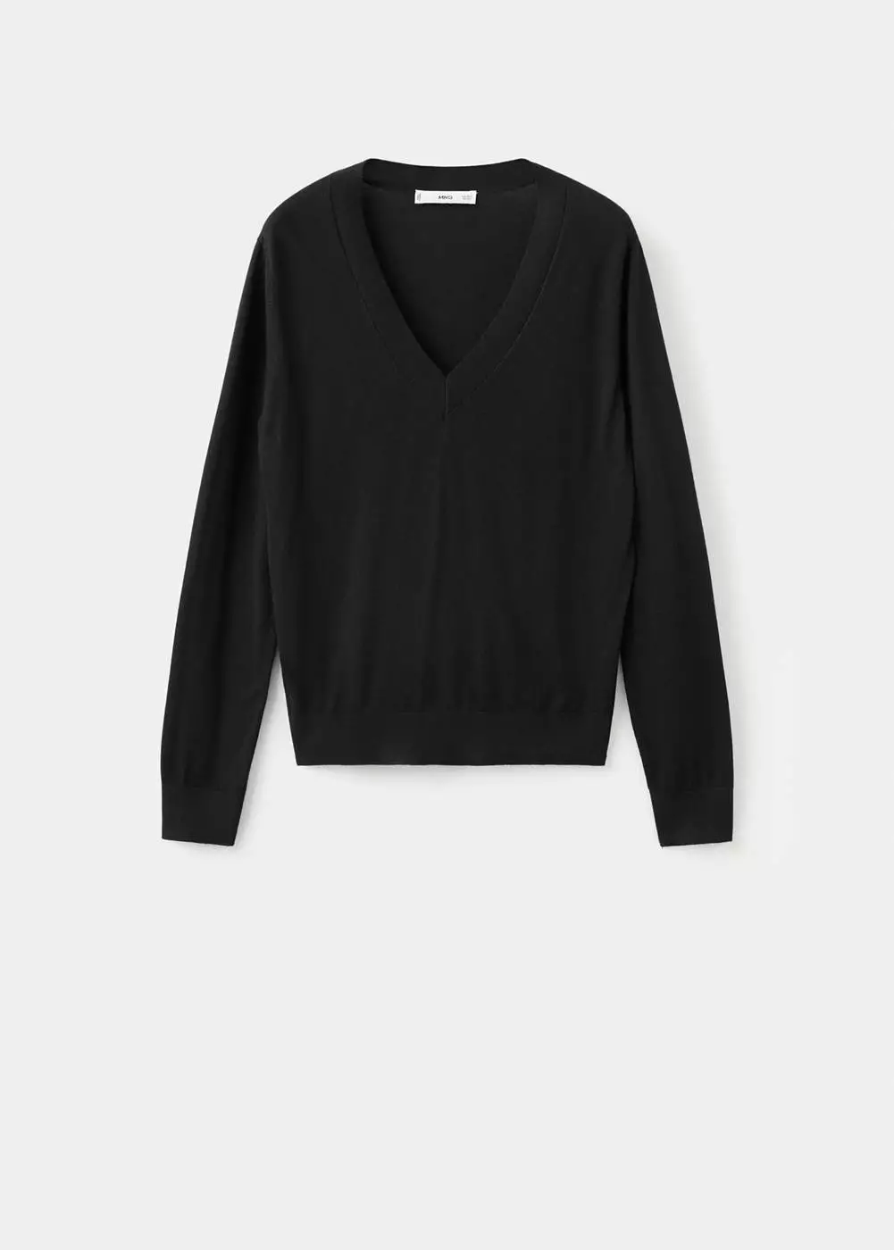 Sweater rajut kerah V