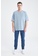DeFacto blue Short Sleeve Oversize Cotton T-Shirt 20ACAAAE2D41B4GS_2