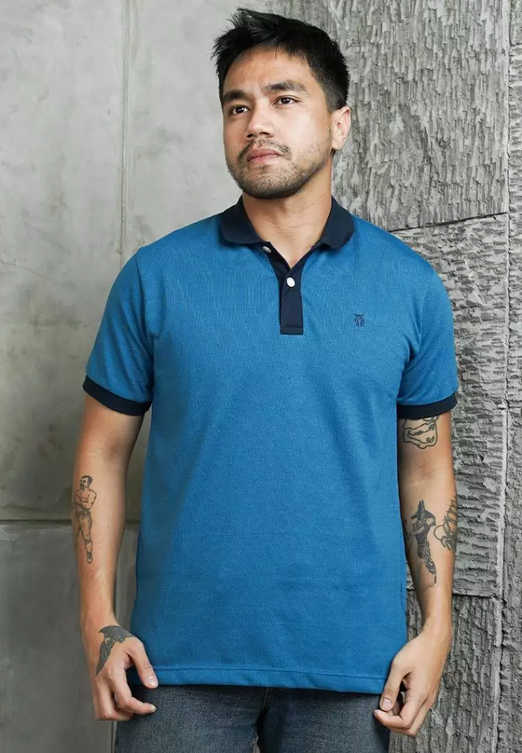 MATSUDA Kaos Polo Shirt Pria Kerah Nogata