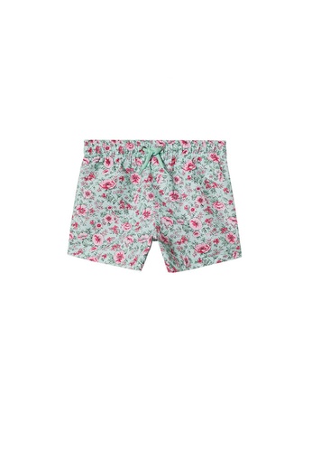 MANGO BABY green Floral Print Swim Shorts 7594CKAF149868GS_1